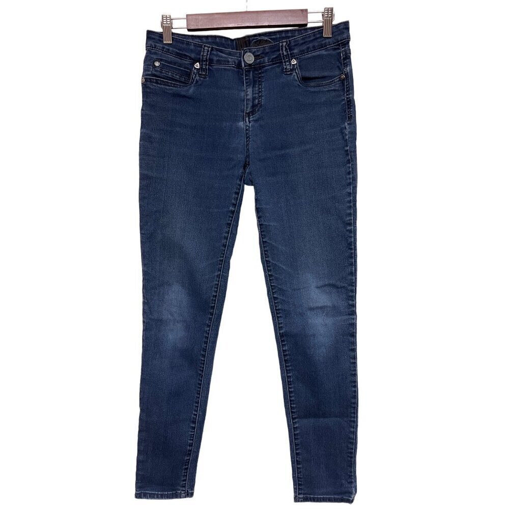 Kut from the Kloth Flap Pocket Skinny Denim Blue Jeans Women's Size 6